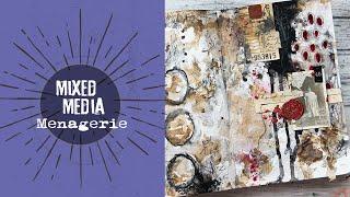 Mixed Media Menagerie Challenge - February 2022 - Nicole Watson Art