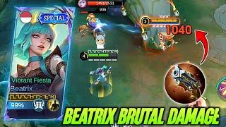 EARLY AJA UDAH SAKIT BANGET BEATRIX,APALAGI LATE GAME! | MOBILE LEGENDS