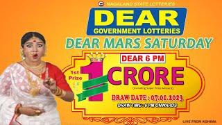 DEAR MARS SATURDAY DRAW TIME 6 PM 07.01.2023 NAGALAND STATE LOTTERIES