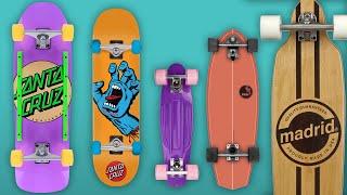 Distintos tipos de SKATEBOARDS ¿Hay diferencia?