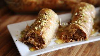 Baklava Rolls Recipe - Middle Eastern Sweets - Heghineh Cooking Show