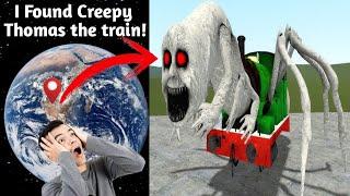 I Found Creepy Thomas The Train  on google maps and google earth  #map #earth #hrgoogleearth