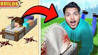 Minecraft Anything Scary You Build You Get In Real !