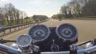 Top Speed Kawasaki W800 on German Autobahn Test Ride