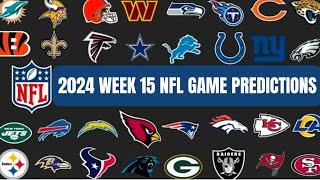 NFL Game * PREDICTIONS * for Week 15