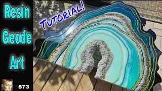 Resin Geode Art *Step by Step* Tutorial!