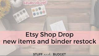 Etsy Shop Drop and Binder Restock | NEW A7s | NEW Magnetic Charms