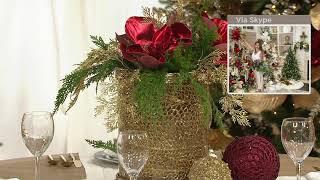 Simply Stunning Designer Tree Topper by Janine Graff on QVC