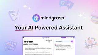 Mindgrasp - The World's #1 AI Learning Assistant