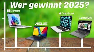 Die besten LAPTOPS im Vergleich 2025! ► Top 5 Laptops für Arbeit / Studenten / Zuhause