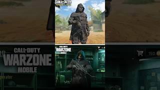 Character Skins in CODM vs Warzone Mobile..