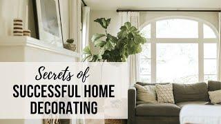 Secrets of Successful Home Decorating