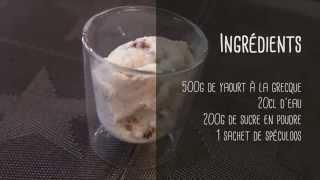 Comment faire un frozen yogurt au spéculoos ?