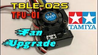 Tamiya TFU 01 Esc Cooling Fan Upgrade Tamiya RC 1/10 TBLE 02S ESC Item 45063