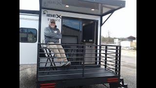 Is this the best idea ever? Patio deck on travel trailer!