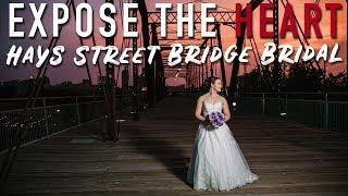 Hays Street Bridge Bridal in San Antonio by photographers Expose The Heart | Behind the scenes shoot