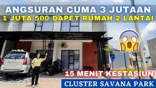 Rumah TANPA DP 2 Lantai Cicilan Rasa 1 Lantai di Tangerang Dekat Stasiun KPR Rumah – SAVANA PARK