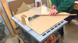 Miter Sled . A Table Saw Sled to Make  45 Degree Cuts