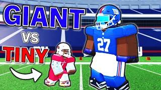 Giant Players VS Tiny Players in NFL Football Universe!