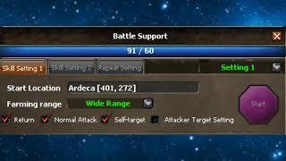 New Battle Support System - Dekaron Action 23 - Afk Farming