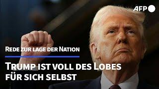 Rede zur Lage der Nation: Trump lobt Selenskyj für Versöhnungs-Brief | AFP