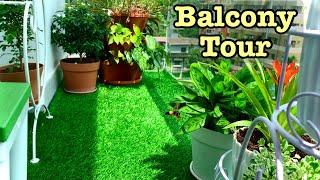 Balcony Tour | Bangladeshi Small Balcony Organization 2023 | Simple Balcony Design Ideas | Mum Hira