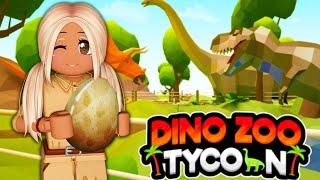  BUILDING MY *OWN* DINO ZOO!  | Roblox Dinosaur Zoo Tycoon
