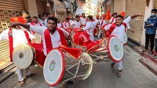 Puneri Dhol Tasha At Shivaji Jayanti in Hyderabad 2023 | Shiv Jayanti in Hyderabad , Telangana