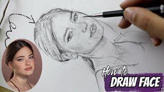 Master Face Drawing with This Hidden Technique!