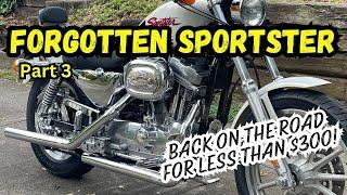 FORGOTTEN HARLEY-DAVIDSON 2000 Sportster Part 3. Ready to ride for UNDER $300!