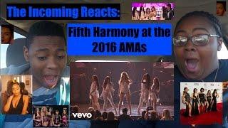 FIFTH HARMONY AT THE 2016 AMAS REACTION