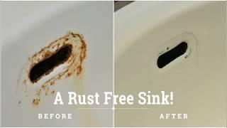 How to Remove Rust Stain on Porcelain Sink