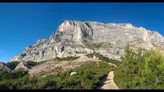 Montagne Sainte Victoire par Refuge Baudino et Ermitage St Ser