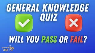 Can You Pass This Knowledge Quiz?  Best Ultimate Mega Trivia Quiz