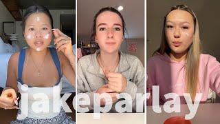 Makeup Tutorial Tiktok Compilation - GRWM  ( Get Ready With Me ) ️(Skincare, Makeup, Outfits) 753