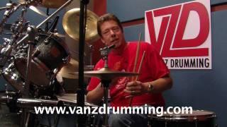 Drum Lesson - What a Drag - Vanz Drumming - Randy Van Patten