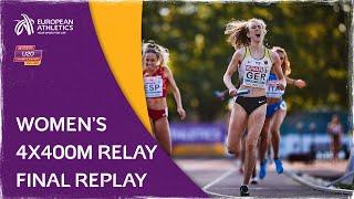 GERMAN RELAY BRILLIANCE - Women’s  4X400M Relay Final - European U20 Championships Tallinn 2021