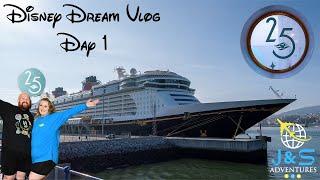 Disney Dream Vlog | Day 1 | Embarkation Day | Southampton - Bilbao | #Disney #Disneycruiseline #Vlog