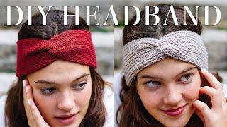 TWISTED HEADBAND Knitting Tutorial (Step by Step!)