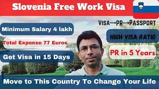 Get Visa in 15 Days| Slovenia Free Work Visa| High Visa Ratio| Get PR in 5 Years No Bank statement