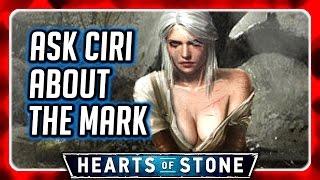 Witcher 3  Why Ciri Exposes Her Breasts, Ask Ciri about Master Mirror's Mark  HEARTS of STONE