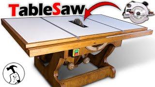 How to Make homemade Table Saw//Circular Saw to Table Saw//Simple mechanism//Diy TableSaw//