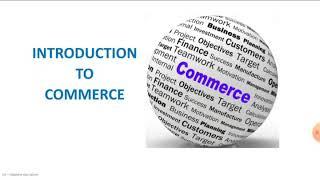 basic concepts of commerce