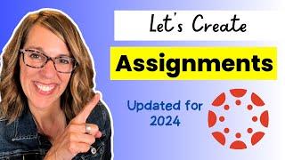 The EASIEST Way to Create Assignments in Canvas!