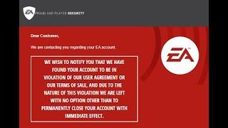 EA "Permanently Banning Account's" 2024 for NO REASON!!!