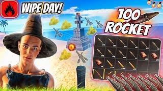 Oxide Survival Island - Raid 15 Bases With 100 Rockets | Wipe Day ! | The Last Episode