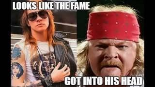 FAT AXL ROSE MEMES THAT MADE GUNS 'N ROSES LEADER ANGRY!