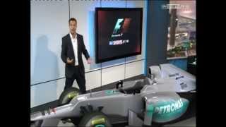 The Mercedes W03's DRS / F- Duct System revealed