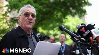 Robert De Niro at courthouse was about breaking through the clutter, says Biden campaign
