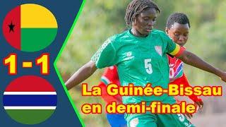 Guinée Bissau  Gambie 1 - 1 Résumé de la rencontre - Tournoi UFOA  A U20 Féminine Sénégal 2024